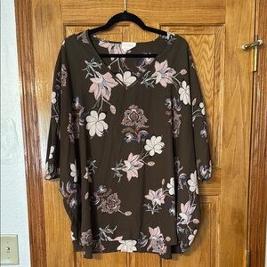 Floral Print Women's Top